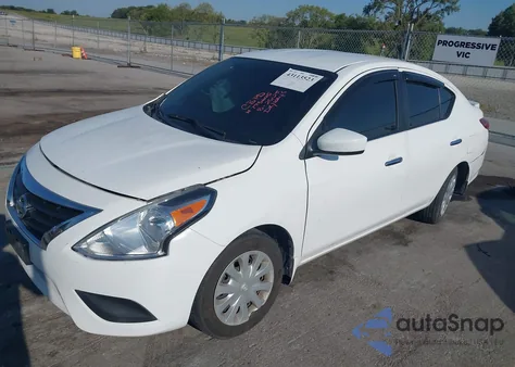 2019 Nissan Versa 1.6 Sv из США, поврежденный, VIN 3N1CN7AP0KL818856